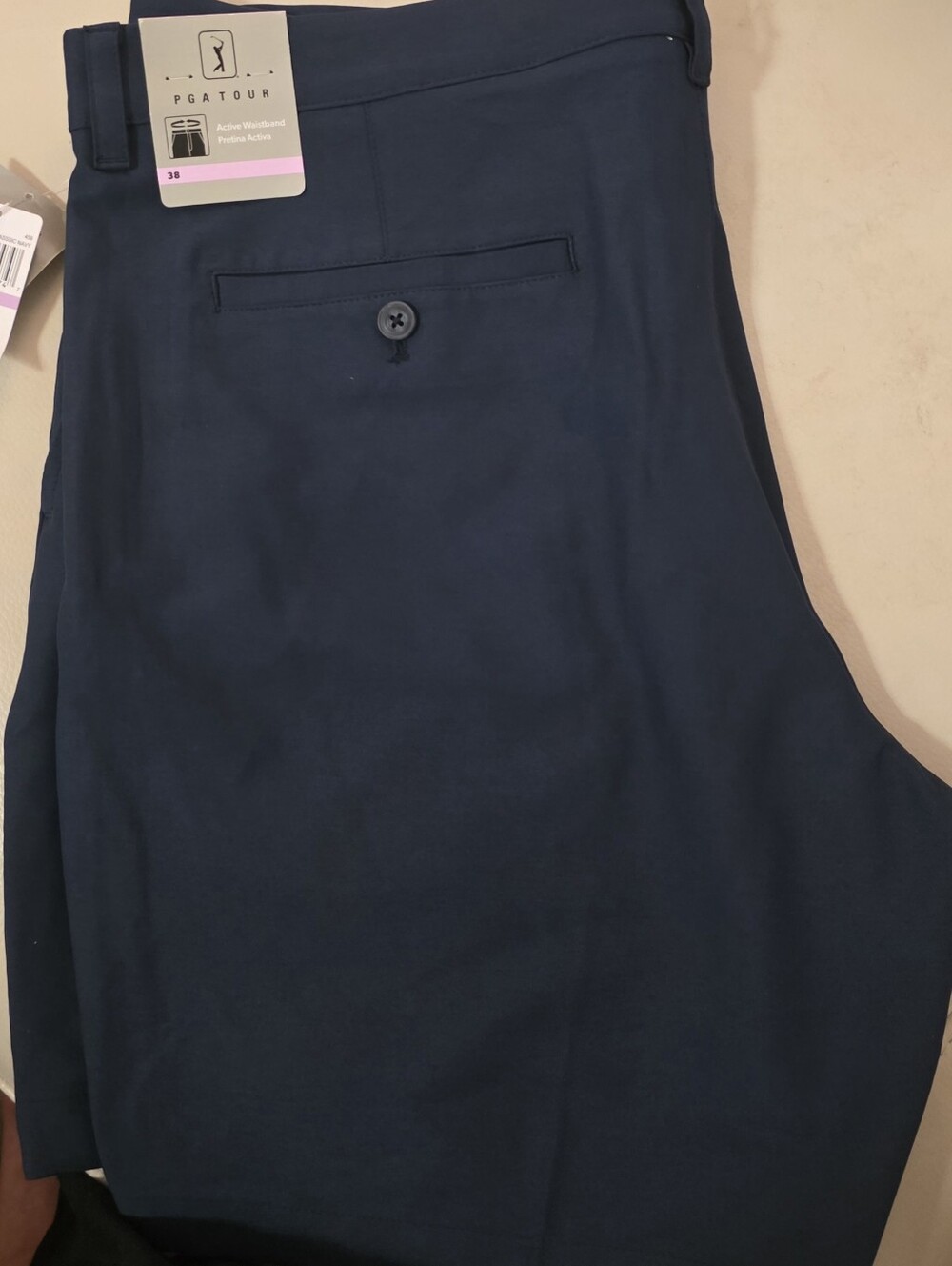 NWT- PGA Navy Shorts  38